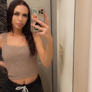 Free people sweater tank top